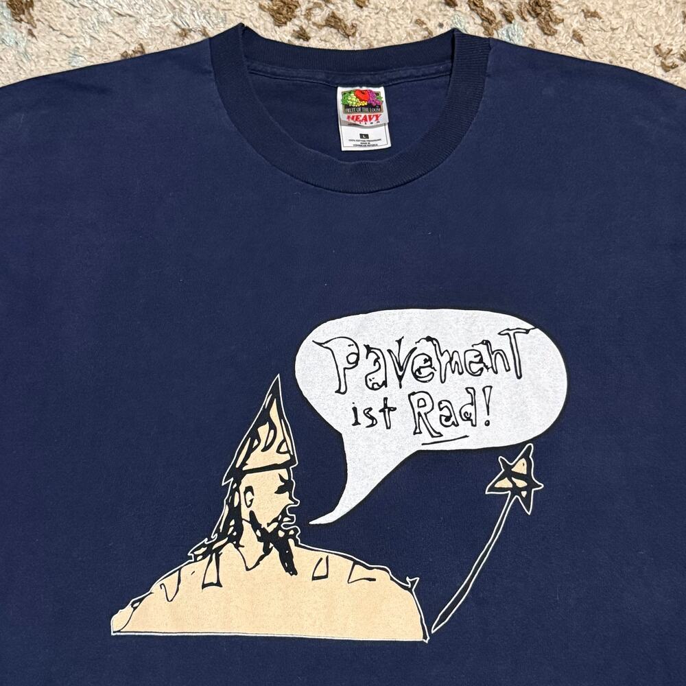 Vintage 90s Pavement ist Rad! Wizard Shirt Size Large Wowee Zowee Band Tee